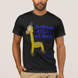 Camisa del arte del globo de la jirafa - artista