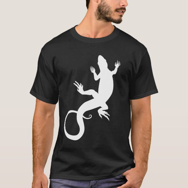 Camisa del arte del lagarto del reptil de Guay de (Anverso)