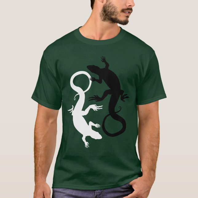 Camisa del arte del lagarto del reptil de Guay de (Anverso)