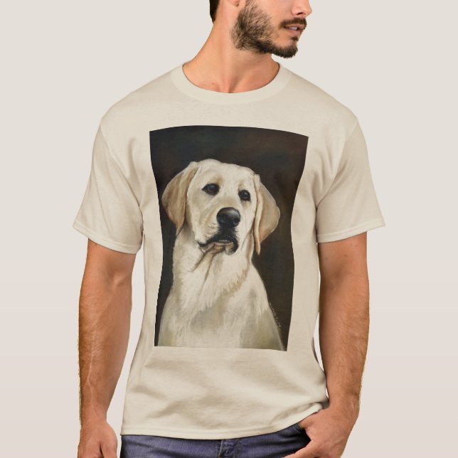 Camisa del arte del perro del labrador retriever (Anverso)
