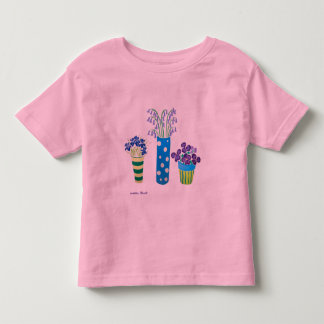 Camisa del arte: Porciones de potes de flores
