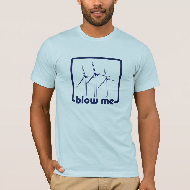 Camisa del azul de la turbina de viento (Anverso)