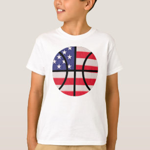 Camisa del baloncesto de la bandera americana