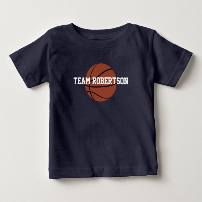 Camisa del baloncesto del equipo de la familia (Anverso)