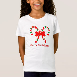 Camisa del bastón de caramelo de las Felices