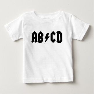 Camisa del bebé de AB/CD