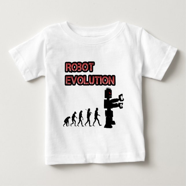 Camisa del bebé de la evolución 2 del robot (Anverso)