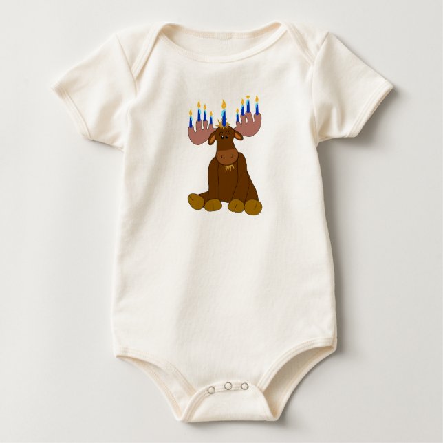 Camisa del bebé de los alces de Jánuca (Anverso)