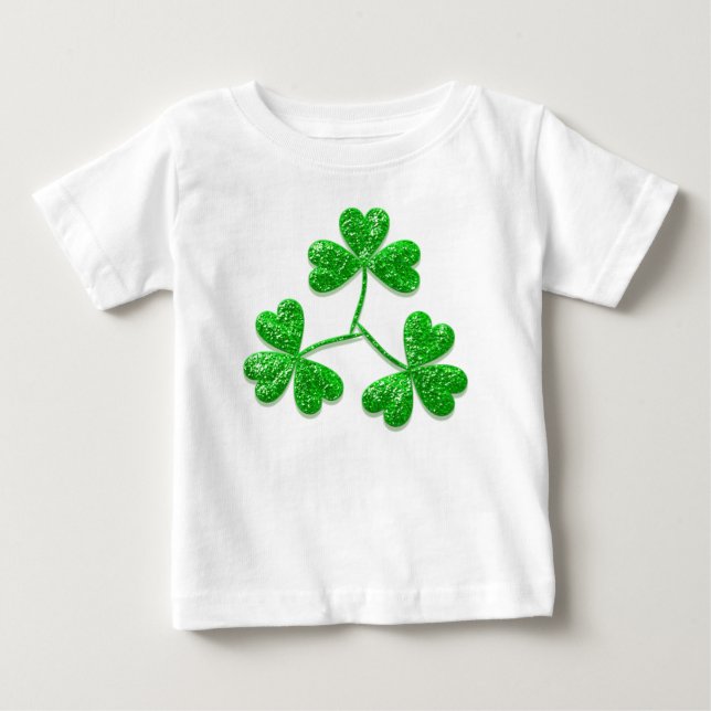 Camisa del bebé de los tréboles (Anverso)