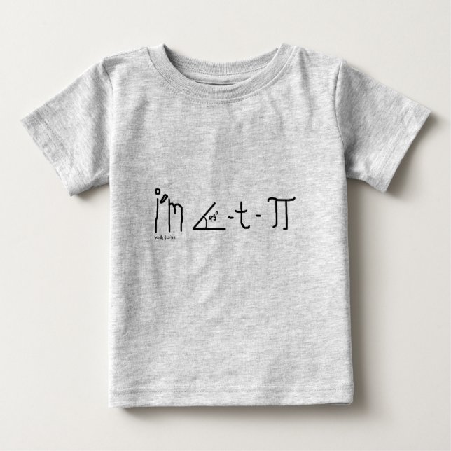 camisa del bebé del cutie pi (Anverso)