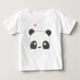 Camisa del bebé del oso de panda