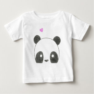 Camisa del bebé del oso de panda