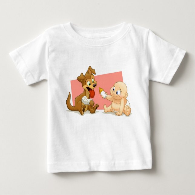 Camisa del bebé y del perrito (Anverso)