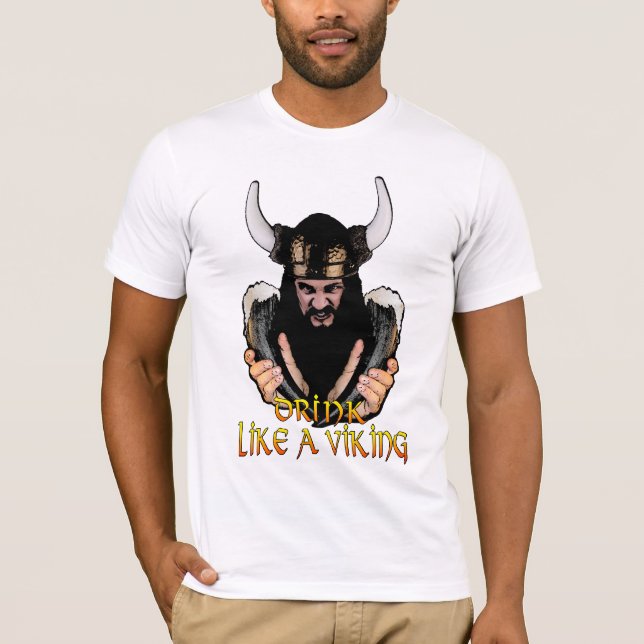 Camisa del bebedor de cerveza de Viking (Anverso)