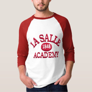 Camisa del béisbol de la academia de Salle del La