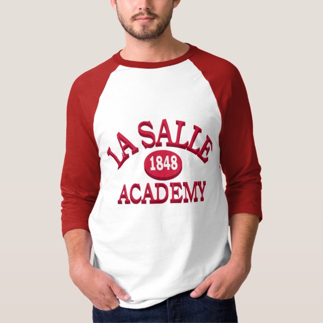 Camisa del béisbol de la academia de Salle del La (Anverso)