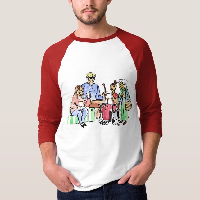 Camisa del béisbol de la unidad de la incapacidad (Anverso)