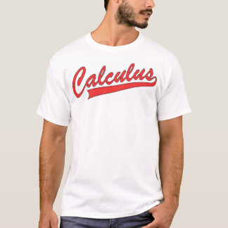 Camisa del béisbol del cálculo