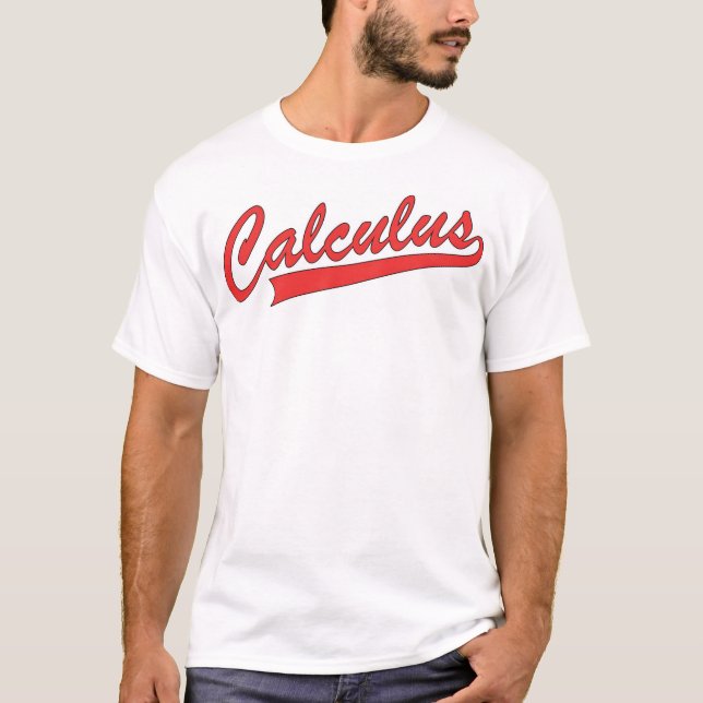 Camisa del béisbol del cálculo (Anverso)