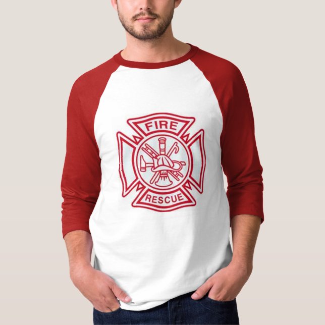 Camisa del béisbol del fuego (Anverso)