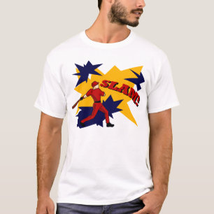 CAMISA DEL BÉISBOL DEL GOLPE