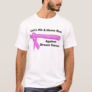 Camisa del béisbol del home run del cáncer de