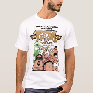 Camisa del blanco de Raza Toons