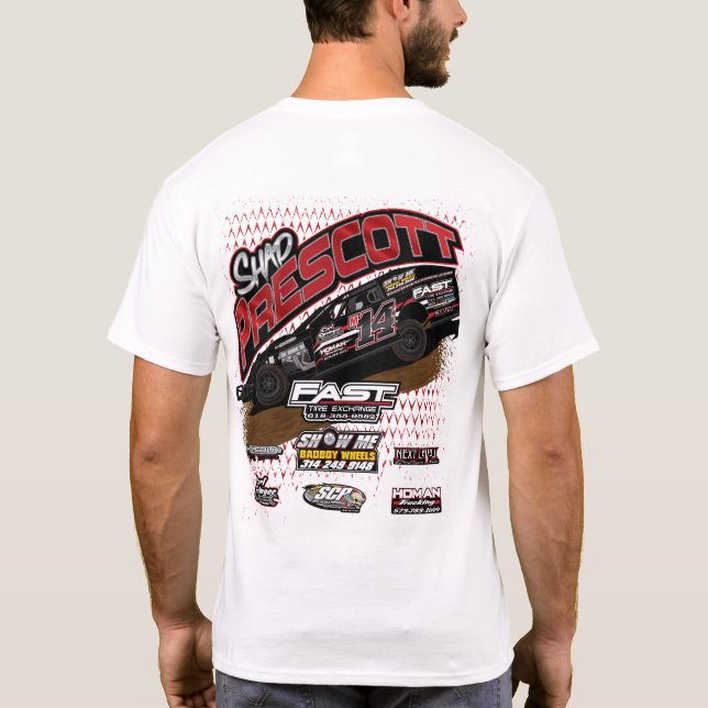 Camisa del blanco del sábalo (Reverso)