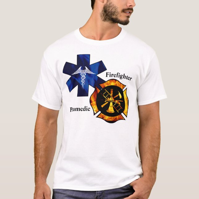 Camisa del bombero/del paramédico (Anverso)