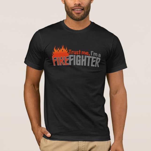 Camisa del bombero - elija el estilo y el color (Anverso)