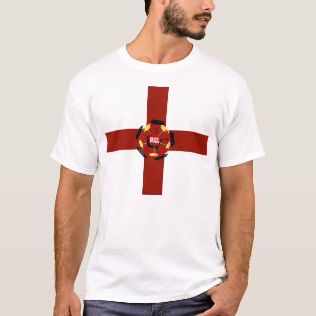 Camisa del Brasil del fútbol de Inglaterra (Anverso)