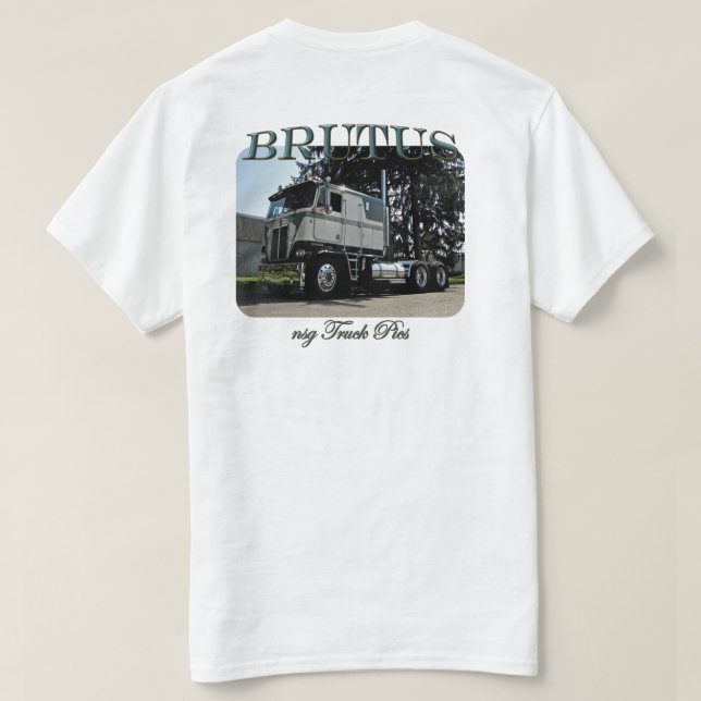 Camisa del Brutus K100 (2 echados a un lado) (Reverso del diseño)