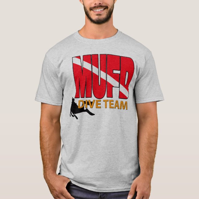 Camisa del buceador del equipo de la zambullida de (Anverso)