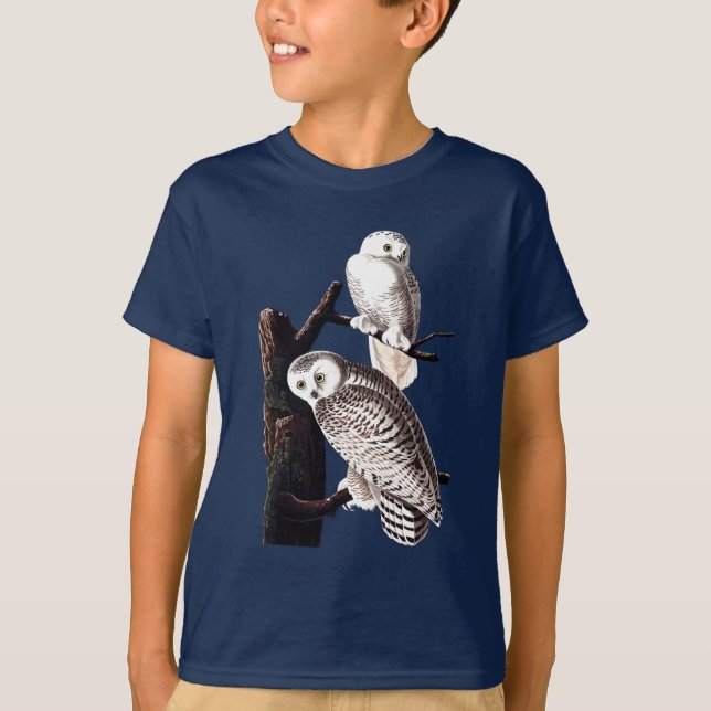 Camisa del búho de Audubon Nevado, juventud (Anverso)