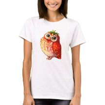Camisa del búho de la fresa