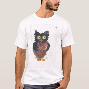 Camisa del búho de los hombres