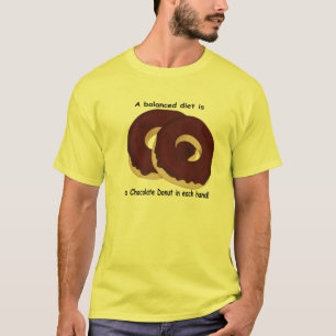 Camisa del buñuelo del chocolate