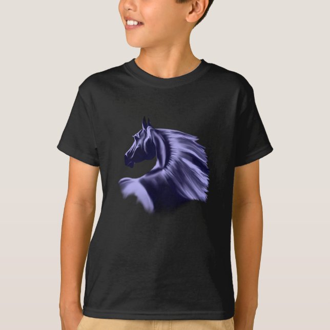 Camisa del caballo de la silueta (Anverso)