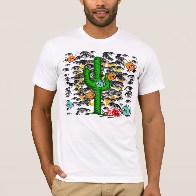 Camisa del cactus del ojo de pescados (Anverso)