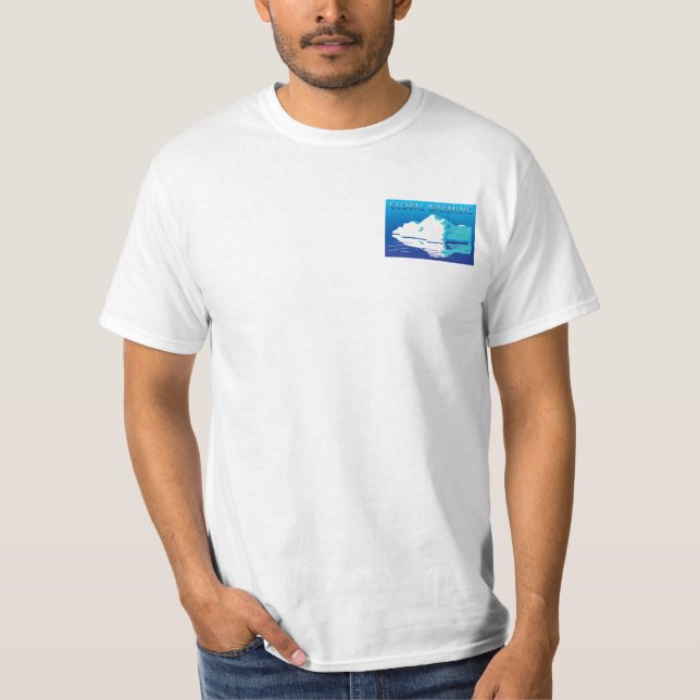 Camisa del calentamiento del planeta (Anverso)