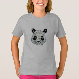 Camisa del campanero de la panda del chica pintado