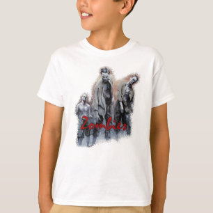 Camisa del campanero de los niños de los zombis