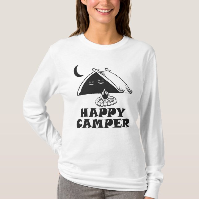 Camisa del campista contento (Anverso)