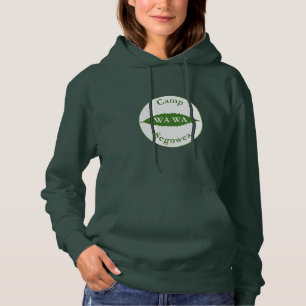 Camisa del campo WA WA de la hoja de la castaña