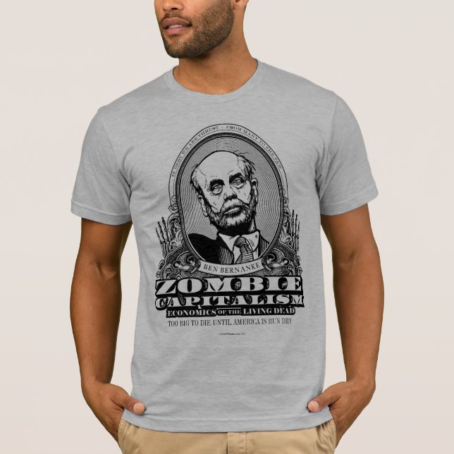 Camisa del capitalismo del zombi (Anverso)