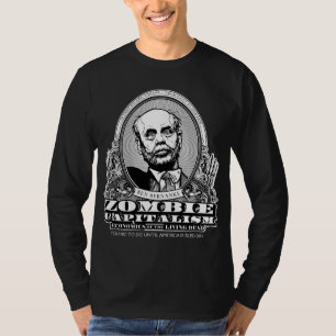 Camisa del capitalismo del zombi