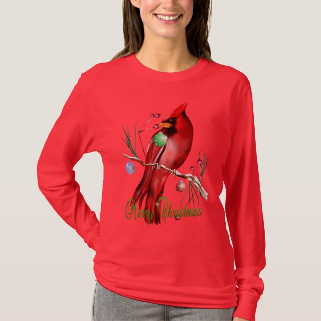 Camisa del cardenal del navidad (Anverso)