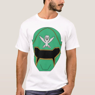 Camisa del casco verde mega super Gokai
