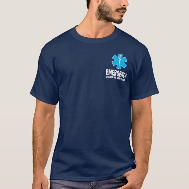 Camisa del ccsme con el pequeño texto (Anverso)