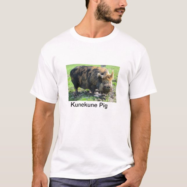 Camisa del cerdo de Kunekune (Anverso)